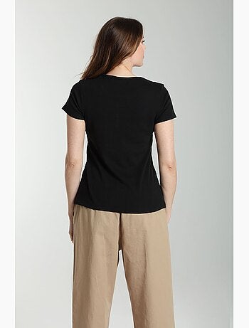 Tee shirt cotele manches courtes femme Drew | Gerard Pasquier