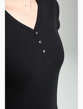 Tee shirt cotele manches courtes femme Drew | Gerard Pasquier