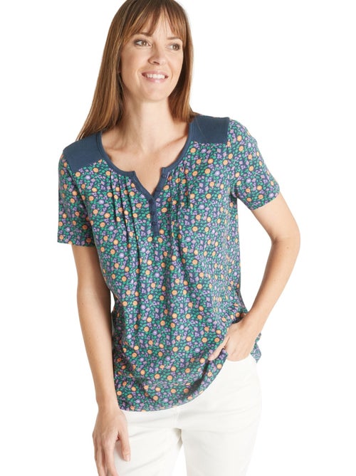 Tee-shirt coton manches courtes - DAXON - Kiabi