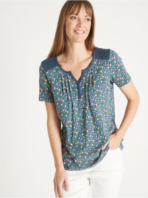 Tee-shirt coton manches courtes - DAXON - Kiabi