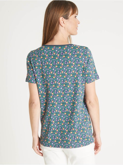 Tee-shirt coton manches courtes - DAXON - Kiabi