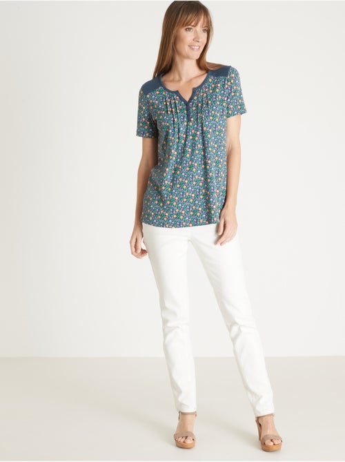 Tee-shirt coton manches courtes - DAXON - Kiabi