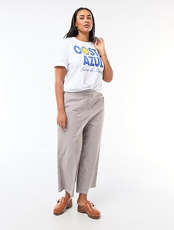 Tee-shirt coupe oversize à manches courtes