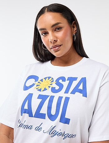 Tee-shirt coupe oversize à manches courtes