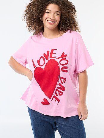 Tee-shirt coupe oversize à manches courtes