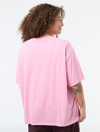Tee-shirt coupe oversize à manches courtes