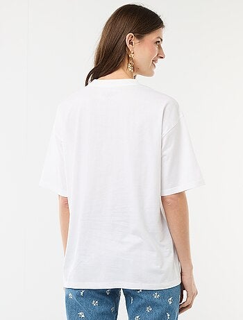 Tee-shirt coupe oversize 'Snoopy'