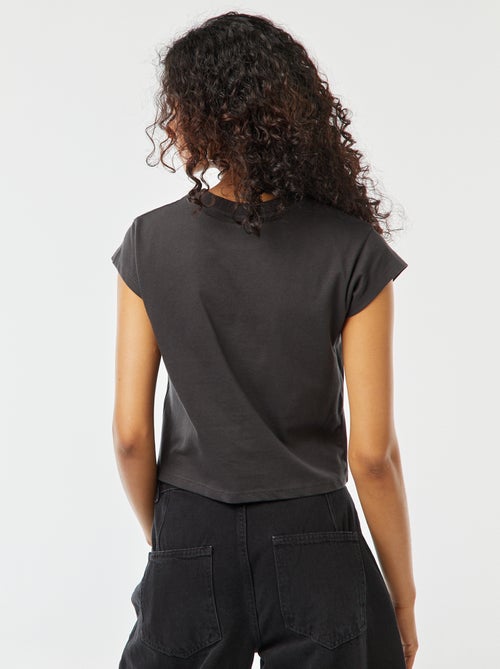 Tee-shirt court imprimé 'One Piece' - Kiabi