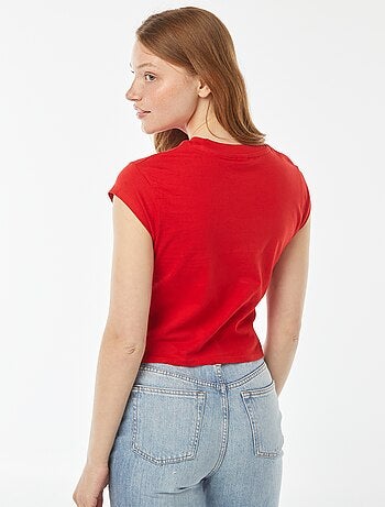 Tee-shirt court imprimé 'Stitch'
