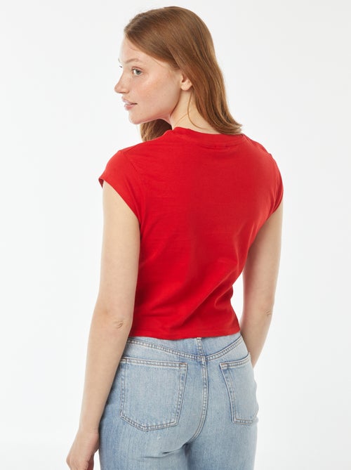 Tee-shirt court imprimé 'Stitch' - Kiabi