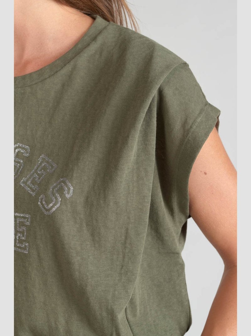 Tee-Shirt COXY 'Le Temps Des Cerises' Vert - Kiabi