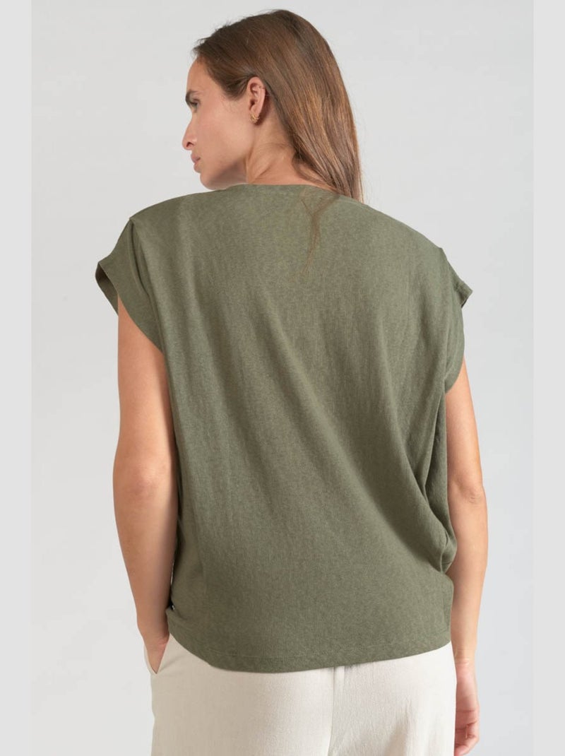 Tee-Shirt COXY 'Le Temps Des Cerises' Vert - Kiabi