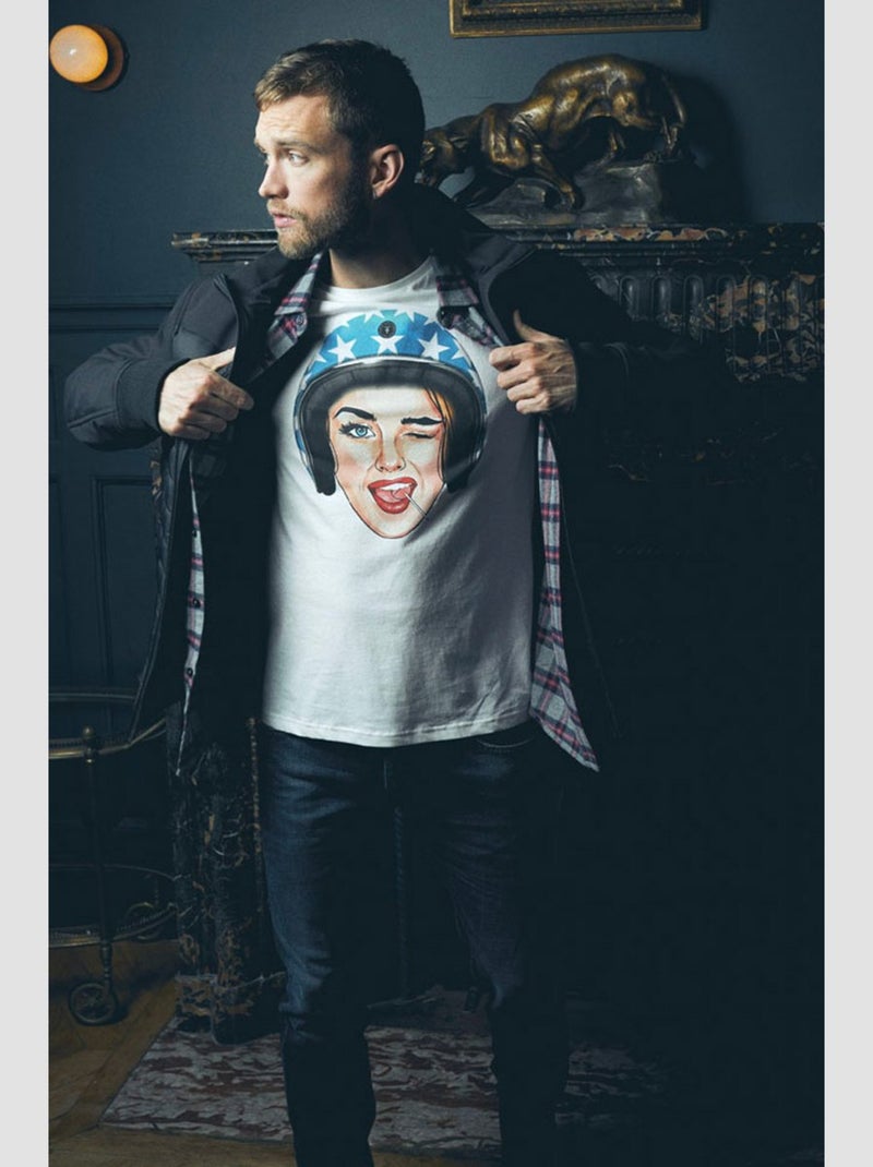 Tee-Shirt CRAM 'Le Temps Des Cerises' Blanc - Kiabi