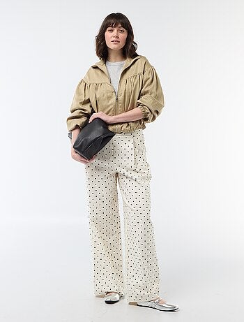 Tee-shirt crop top basique