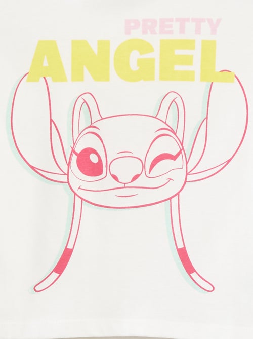 Tee-shirt crop top 'Stitch' - Kiabi