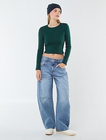 Tee-shirt cropped basique