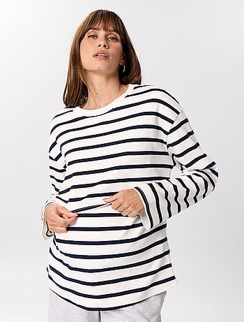Tee-shirt d'allaitement à manches longues