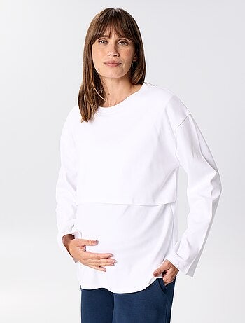 Tee-shirt d'allaitement à manches longues