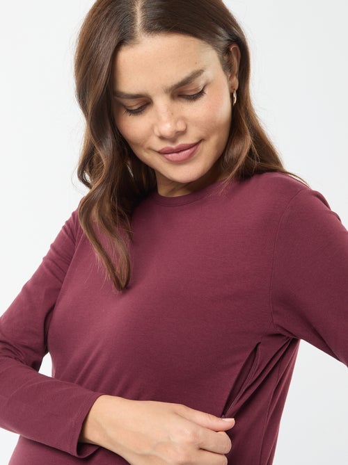 Tee-shirt d'allaitement basique - Kiabi