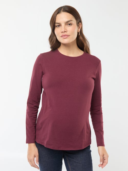 Tee-shirt d'allaitement basique - Kiabi
