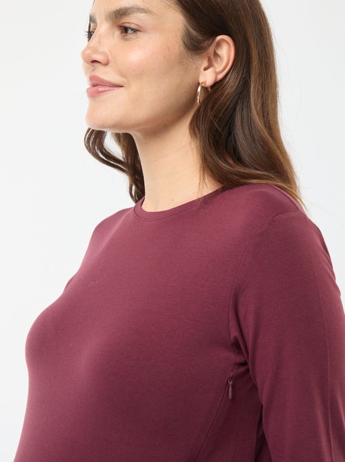 Tee-shirt d'allaitement basique - Kiabi