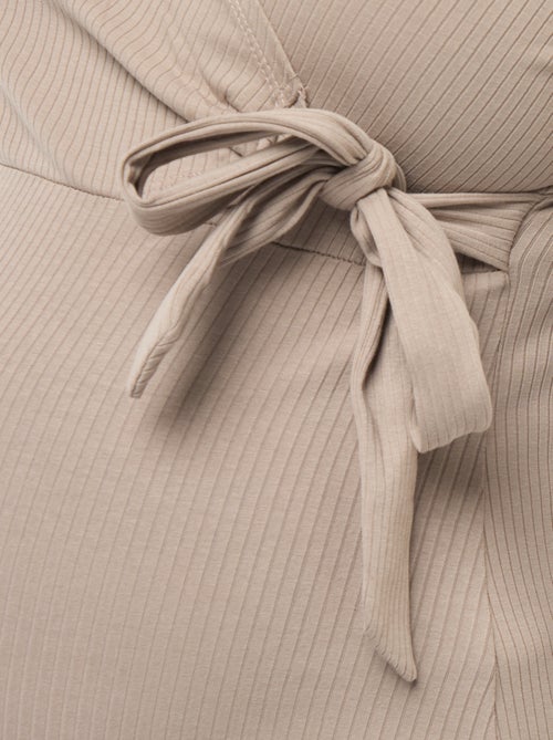 Tee-shirt d'allaitement cache-coeur - Kiabi