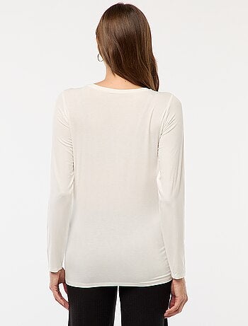 Tee-shirt d'allaitement chiné