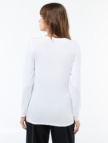 Tee-shirt d'allaitement chiné