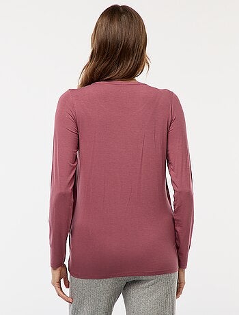 Tee-shirt d'allaitement chiné