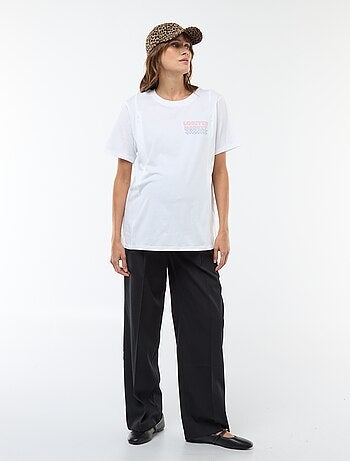 Tee-shirt d'allaitement imprimé à manches courtes