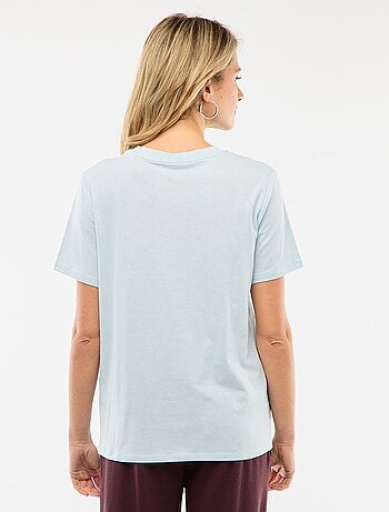 Tee-shirt d'allaitement imprimé à manches courtes