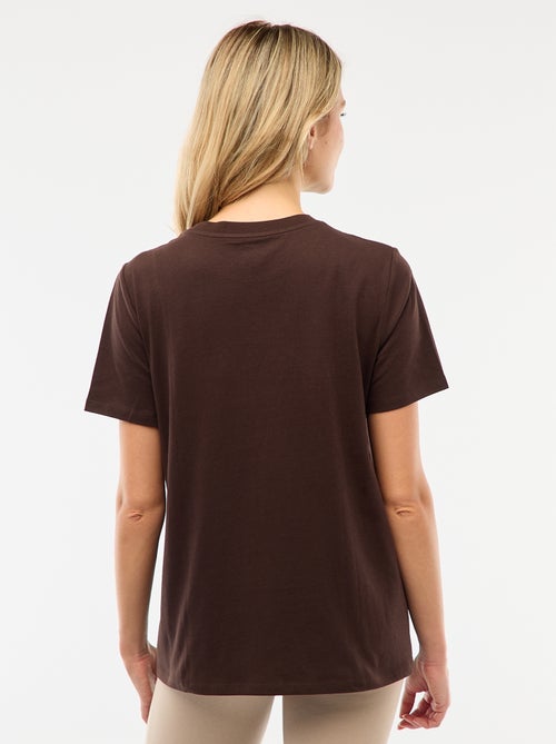 Tee-shirt d'allaitement imprimé à manches courtes - Kiabi