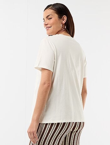 Tee-shirt d'allaitement imprimé