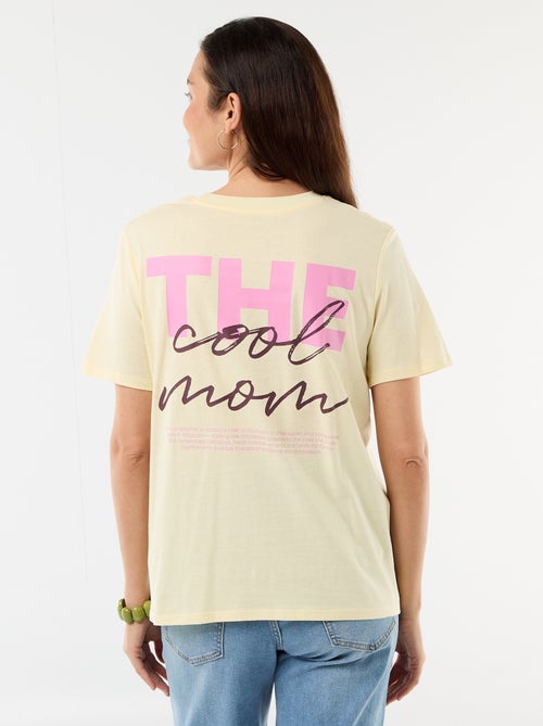 Tee-shirt d'allaitement imprimé - Kiabi