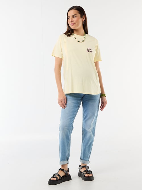 Tee-shirt d'allaitement imprimé - Kiabi