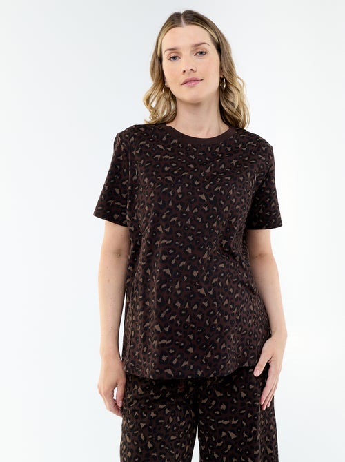 Tee-shirt d'allaitement imprimé - Kiabi Tee-shirt d'allaitement imprimé - Kiabi