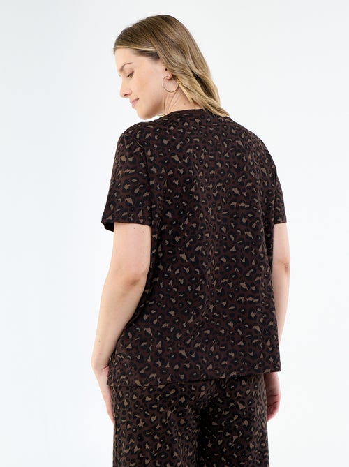 Tee-shirt d'allaitement imprimé - Kiabi Tee-shirt d'allaitement imprimé - Kiabi