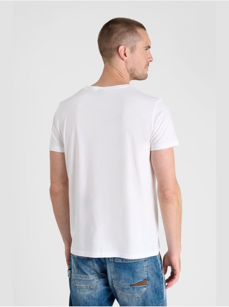 Tee-shirt danis 'le temps des cerises' Blanc - Kiabi