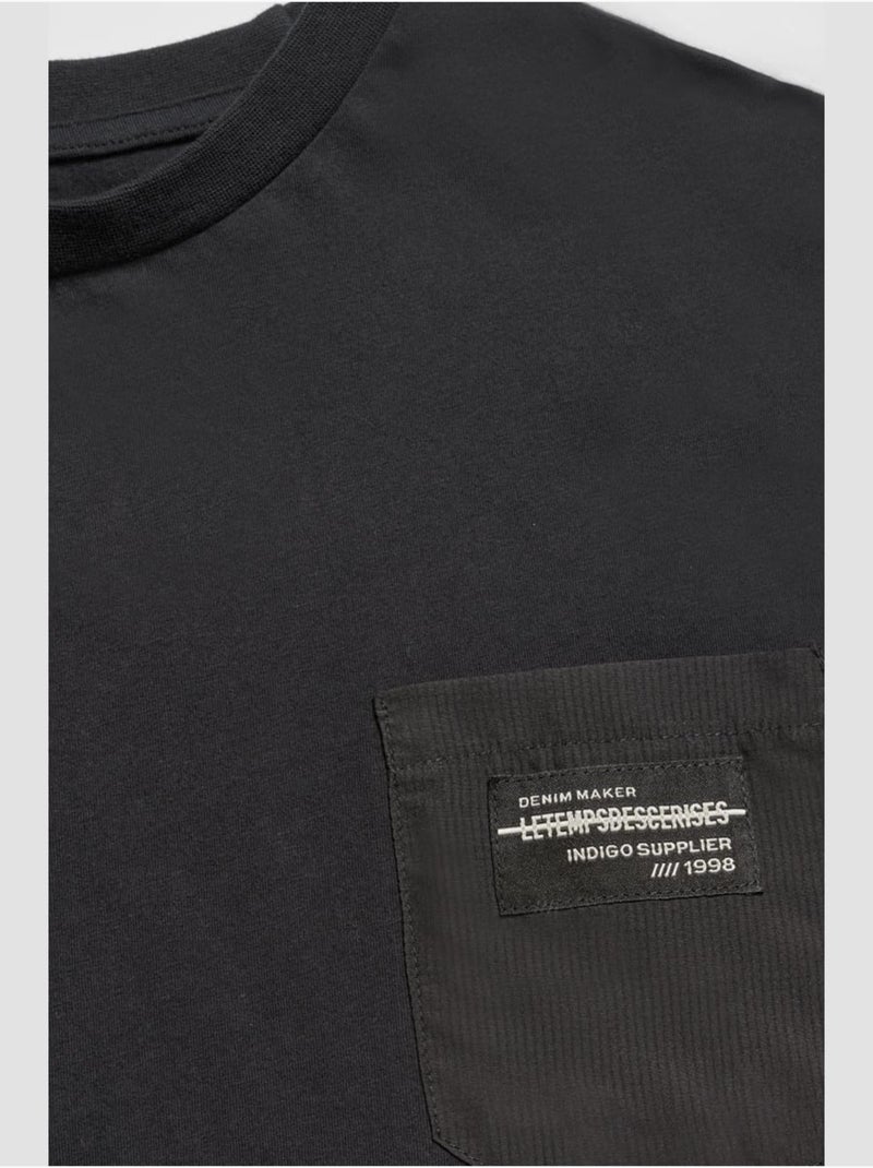 Tee-Shirt DANYBO 'Le Temps Des Cerises' Noir - Kiabi