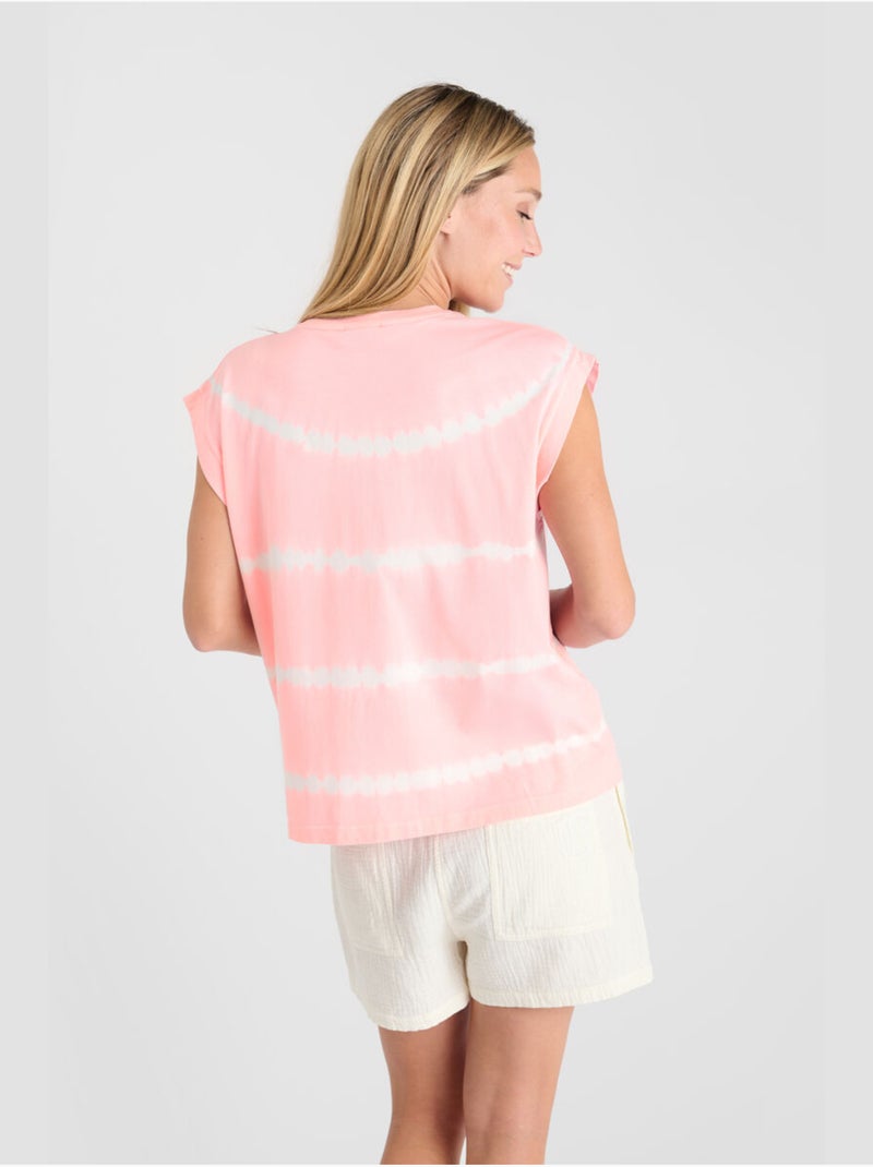 Tee-shirt dave 'le temps des cerises' Rose - Kiabi