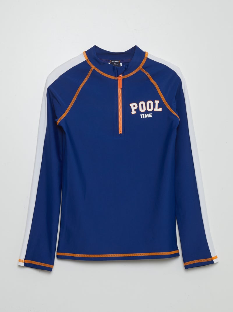 Tee-shirt de bain Bleu - Kiabi