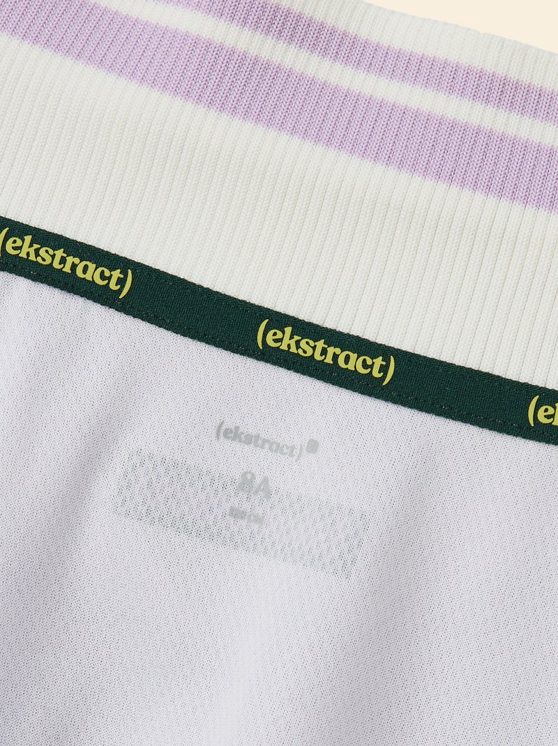Tee-shirt de foot à manches courtes Violet - Kiabi