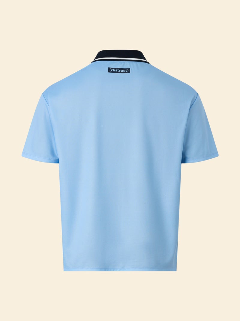 Tee-shirt de foot oversize - (ekstract) Bleu - Kiabi