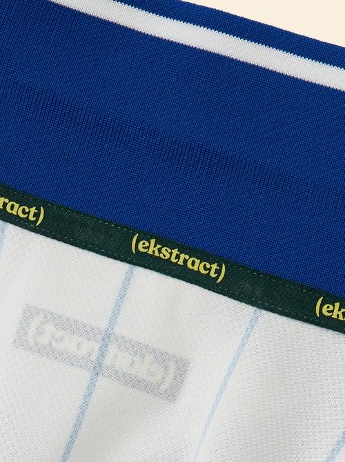 Tee-shirt de foot rayé à manches courtes (Ekstract) - Kiabi Tee-shirt de foot rayé à manches courtes (Ekstract) - Kiabi