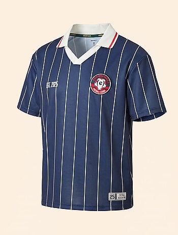 Ekstract - Tee-shirt de foot rayé à manches courtes