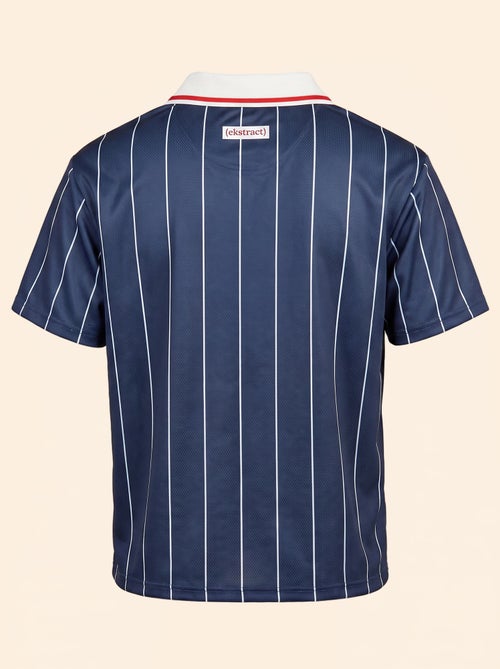 Tee-shirt de foot rayé à manches courtes (Ekstract) - Kiabi Tee-shirt de foot rayé à manches courtes (Ekstract) - Kiabi