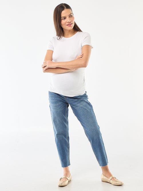 Tee-shirt de maternité côtelé - Kiabi