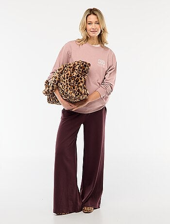 Tee-shirt de maternité côtelé