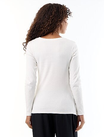 Tee-shirt de maternité en rib