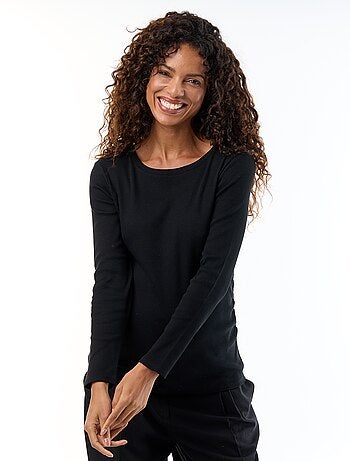 Tee-shirt de maternité en rib